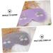 Rainbow Eye Mask Scrunchies Set - 4pcs Hair Ties with Bows and Teeth, Wired Head Wraps for Girls - Buy Online on SooperMarket.com