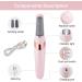 Electric Foot File Electric Foot Callus Remover USB Rechargeable Waterproof Hard Skin Remover Foot with 2 Rollers 2 Speed LED Light Professional Pedicure Tool for feet Cracked Heels - Buy Online on SooperMarket.com