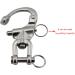 NRC&XRC Pair Jaw Swivel Snap Shackle 316 Stainless Steel for Sailboat Spinnaker Halyard & Diving 2-3/4 - High-Quality Stainless Steel Snap Shackle - Buy Online on SooperMarket.com