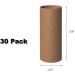 30 Pack Craft Tubes - Round Cardboard Tubes for Crafts - 1.57 x 3.9 Inches - Brown - Buy Online on SooperMarket.com