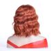 Short Wavy Curly Bob Red Lace Front Wig - 20 Heat Resistant Synthetic Hair for Women & Girls - Buy Online on SooperMarket.com