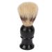 Jauarta Shaving Brush for Men - Portable Black Curved Handle Foaming Beard Cleaning Brush for Home Salon & Travel - Buy Online on SooperMarket.com