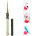Manicure Liner Pen Nail Rhinestone Picker Dotting Pen Nail Art DIY Decoration Tool for Household Nail Shop (Green stripes (long pull cord)) - Buy Online on SooperMarket.com
