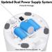 WOPET 4L Automatic Cat Feeder with Desiccant Bag - Programmable Pet Food Dispenser for Small/Medium Pets - White - Buy Online on SooperMarket.com