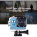 Vemont 1080P 12MP Action Camera - Full HD Sports Cam 30m Waterproof with Mounting Kit - Blue - Buy Online on SooperMarket.com