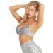 Kvysinly Women's Sparkle Belly Dance Costume Bra Top - Silver Medium - Buy Online on SooperMarket.com