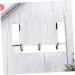 Cabilock 2pcs Over Door Towel Rack Metal Cloth Hooks Over The Door Hook Coat Hook Clothes Hook On The Door 21.3*12.4cmx2pcs As Shownx2pcs - Buy Online on SooperMarket.com