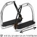AMKA Stainless Steel Safety Stirrups - Flexible 10 cm 12 cm & 13 cm Options for Equestrian Safety | International Shipping Available - Buy Online on SooperMarket.com