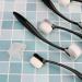 UNIMEIX 10 Pack Black Blending Brushes for Card Making and Crafts - Art Blender Brush Set with Cover - Buy Online on SooperMarket.com