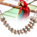 Zerodi's wooden ladder for birds hammock birds toys chops parrots toys pets toys papals climbing bridge