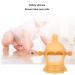 Wrist Hand Teether with 3 Realistic Pacifiers - Silicone Baby Teether for Safe Gum Relief (Brown) - Buy Online on SooperMarket.com