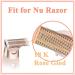 Rose Gold Plated Razor Replacement Heads - 2 Pack | For Flawless Nu and Finishing Touch Razors | Hair Remover Replacement Head with Covers for Women - Buy Online on SooperMarket.com
