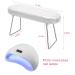 Professional Coldairsoap Nail Pillow Hand Rest & Holder - White Microfiber Leather Arm Stand for Manicure Art DIY at Nail Salons - Buy Online on SooperMarket.com
