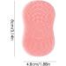 Face Cleansing Brush Small Deep Cleaning Face Brush Silicone Scrubber - Ergonomic Grip Women Men Face Scrubber for Massaging for Travelling Dormitory Pink - Buy Online on SooperMarket.com