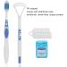 Complete Oral Care Set: Tongue Scraper Toothbrush Dental Silk for Adults & Kids | Effective Mouth Cleaner & Healthy Dental Hygiene - Buy Online on SooperMarket.com