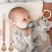 Silquet 2-Pack Pacifier Chain - Soft & Durable Baby Pacifier Clips for Boys & Girls (Green & Blue) - Buy Online on SooperMarket.com