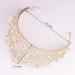 Didder Crystal Tiara - Gold Princess Crown for Women & Girls | Rhinestone Bridal Hair Accessories for Wedding, Prom & Parties - Buy Online on SooperMarket.com