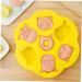 Alipis 1pc Steamed Rice Cake Mold Silicone Molds Candy Cane Chocolate Cake Baking Mold Biscuit Steamed Cake 21.8X21.8CM Yellow - Buy Online on SooperMarket.com