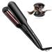Double Barrel Curling Iron Wand Wavy Crimper for Short Hair