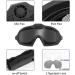 Tactical PJ Airsoft Helmet Set with Full Face Protection Mask, Detachable Anti-Fog Goggles - Paintball CS BK - Buy Online on SooperMarket.com