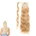 prinfantasy Wrap Around Ponytail Clip in Curly Wavy Pony Tail Hair Extensions Synthetic Hairpiece Extension for Girl Lady Women Daily Use Party MW129 GBMW129 24 inch