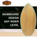 Morey 37.5 Wood Skimboard with Grip Pad - Ideal for Kids and Adults - Buy Online on SooperMarket.com