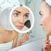 KEDSUM Upgraded 9 Rechargeable 10x Magnifying Makeup Mirror with Lights Dimmable Vanity Mirror with Touch Button, 360 Rotation, Large Suction Cup 9 inch - Buy Online on SooperMarket.com