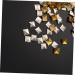 COHEALI 200 Pcs Metal Studs Pyramid Studs Flat Back Metal Spikes Rivet Studs Square Nail Self Made Hot Sheet Silverx2pcs Size 2x2pcs - Buy Online on SooperMarket.com