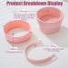 3 in 1 Makeup Brush Cleaning Set - Professional Silicone Cleaner Mat & Washing Bowl | Multifunctional Drying Basket - 150ml/5.12fl.oz - Pink - Buy Online on SooperMarket.com