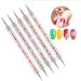 Desikixudy Nail Art Pen Pedicure Crystals Silicone Manicure Nail Point Drill Pen Drawing Polish Rhinestones Picker Pen - Buy Online on SooperMarket.com