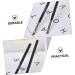 MAGICLULU 15 pcs Flat Wands Eyebrow Eyeliner Creative Tools Oblique Makeup Female Dual-use Supplies - Buy Online on SooperMarket.com