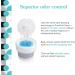 PurePail Go Portable Diaper Pail White Superior Odor Control with No Added Fragrance Collapses for On-the-Go Compact & Space-Saving Go Pail - Buy Online on SooperMarket.com