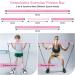Pilates Bar Kit with Adjustable Resistance Bands | Portable 3-Section Pilates Stick Bar for Full Body Workout | Ideal for Home, Gym, Office, Travel | Pink - Buy Online on SooperMarket.com