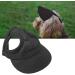 Adjustable Baseball Cap for Pets - Dog Sport Hat with Ear Holes - Summer Travel Dog Sun Hat (L-Black) - Buy Online on SooperMarket.com