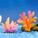 Movoja 2 Pieces Aquarium Decoration Corals - Fresh & Saltwater Decor - Vibrant 5 Red Coral for Aquaristics - Buy Online on SooperMarket.com