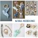 20PCS Natural Wood Rings for Crafts - Macrame DIY Wooden Rings 55mm/2.2inch - Buy Online on SooperMarket.com