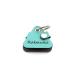 Copter farm dog brand bag for dogs on the collar |With engraving push button |Art leather real leather |Dog brand |Gravated individually (turquoise triangle) turquoise triangle