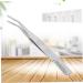 minkissy Eyelashes Tweezer Lash Cluster Stainless Steel Eyebrow Tweezer Eyelash Tweezer Eyelashes Extension Clip Makeup Tweezer Eyebrow Clip Cosmetic medium Silver - Buy Online on SooperMarket.com