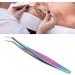Professional Stainless Steel Eyelash Extension Tweezers | Long Sloping DIY Nail Art Tweezers - International Shipping - Buy Online on SooperMarket.com