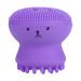 Octopus Shape Silicone Facial Cleansing Brush - Manual & Waterproof - Purple - Buy Online on SooperMarket.com