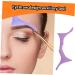 WOFASHPURET Eyebrow Shaping Stencil brow shaping template silicone makeup stencil eyebrow guide template mold eye protection Auxiliary Eyebrow Stencils 17.3x5.9cm Purple - Buy Online on SooperMarket.com