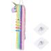ZSMJAER Hair Clip Storage for Girls Unicorn Hair Clip Holder Rainbow Yarn Tassel Organiser Hair Accessories Unicorn Theme Party Decoration