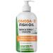 Fish Oil for Dogs & Cats - Natural Omega-3 - Skin & Coat Support - Liquid Food Supplement for Pets - Natural EPA + DHA Fatty Acids for Joint Function Immune & Heart Health 14oz - Krill