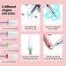 MELODYSUSIE Ceramic Nail Drill Bits Set - Professional 3/32 Safety Bits for Acrylic and Gel Nails - Cuticle Removal Tools - 4pcs - Buy Online on SooperMarket.com