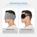 Freshme Mulberry Silk Cotton Sleep Mask | Fully Light Blocking Eye Cover for Side Sleepers | Adjustable Elastic | Comfortable Blinder for Travel, Nap, Yoga | Men & Women - Buy Online on SooperMarket.com