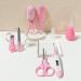 Baby Health Nursery Set - Nail Clipper, Hair Brush, Thermometer, Nasal Aspirator, Toothbrush - Infant Grooming Kit - Buy Online on SooperMarket.com
