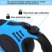 Retractable Dog Lead 5 m Retractable Dog Leash with Non-Slip Handle for Small Medium and Large Dogs Blue Blue 5M - Buy Online on SooperMarket.com