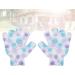 FOMIYES 3 Pairs Bath Gloves Five Finger Shower Gloves Exfoliating Gloves Shower Wipe Printing Child - Buy Online on SooperMarket.com
