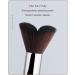 Verdant Touch Jaw Contour Brush Fishtail Head Jaw Line Contour Brush Fiber Hair Makeup Artist Cosmetic Tool - Buy Online on SooperMarket.com