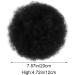 Afro Puff Drawstring Ponytail Short Afro Bun Extension Hairpiece Synthetic Curly Hair Ponytail for Black Women Afro Chignon Hairpieces Wig Party Cosplay Costume for Women - Buy Online on SooperMarket.com